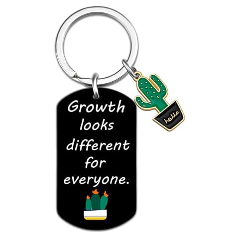 XzmaaoX Inspirational Gifts For Women Men Mental Health Keychain Cheer Up Gift For Coworker Friend Uplifting Positivity Therapist Gift For Teachers Day Thanksgiving Christmas Cover