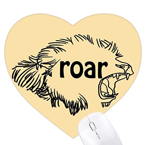 Mauspad, Motiv: Brüllender Blasebalg, Gummi, für Spiel, Büro