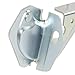 [Non Ground Cable] MA1236117 Factory Style Car Engine Hood Hinge Assembly Compatible with Mazda B Series 1994-2010, Driver or Passenger Side, Silver