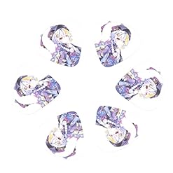 Qiqi genshin Lot de 12 médiators créatifs pour guitare électrique en bois Unisexe - Les Beatles, Paul McCartney, John Lennon, RIngo Starr, George Harrison Qiqi genshin Lot de 12 médiators créatifs pour guitare électrique en bois Unisexe – Image 2