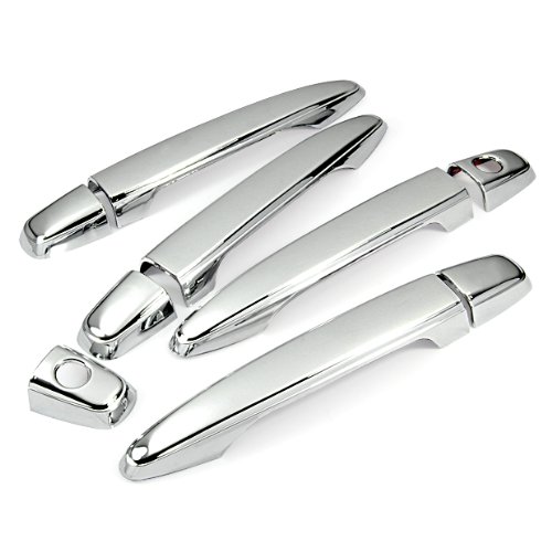 Complete Set 9 Pcs Silver Chrome Handle Cover Trims for Toyota 07-11 Camry 03-09 4Runner 04-10 Sienna 4Door 06-11 Avalon 08-11 Highlander 05-11 Tacoma 03-09 GX 470 04-09 RX330 RX350 Brand New W/ Adhesive Tape