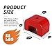 Burnur Red Horseshoe Heavy-Duty Alnico Power Magnets for Education and Doing Velvet Nail (22 lbs Pull)