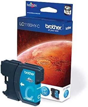 Brother LC-1100BK/LC-1100C/LC-1100M/LC-1100Y Inkjet Cartridges, Black/Cyan/Magenta/Yellow, Multi-Pack, Standard Yield, Includes 4 x Inkjet Cartridges, Brother Genuine Supplies