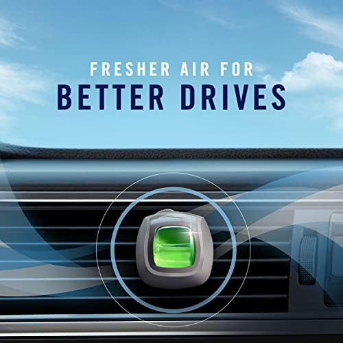 Febreze AUTO Air Freshener, Odor-Fighting Automotive Vent Clip, Scented Car Accessories, Long Lasting for Strong Odors, New Car Scent, 2 Count — view 5