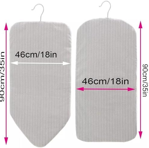 35×18in Handheld Garment Steamer with Ironing Board Pad, Portable Clothes Rack Steamer Stand, Efficient Pressing Tool for Wrinkle-Free Fabrics (Blue B)