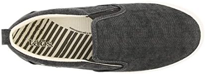 Taos Footwear Women's Dandy Charcoal Wash Canvas Slip On 8.5 M US | Image 3