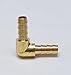 FASPARTS 90 Degree L Right Angle Elbow Barbed 5/16" Hose ID / Hose Barb Brass Fitting Fuel / Air / Water / Boat / Gas / Oil WOG