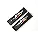 Minigo 2X Mugen Civic CRV Accord Carbon Fiber +Embroidery Car Seat Belt Cover Pad Power Shoulder Cushion