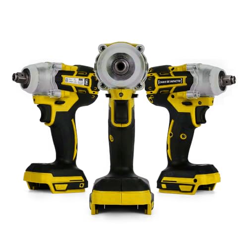 Chave De Impacto Pneumática Profissional Bateria 48V 4000mAh 2300RPM Bivolt GNF