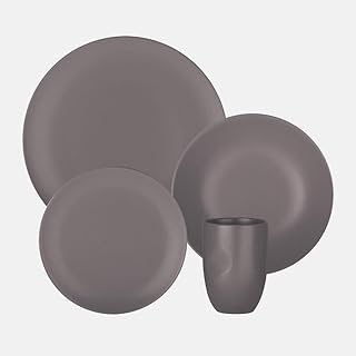 Oxford Unni-Rain Cloud Stoneware 16 Piece Dinnerware Set Service for 4