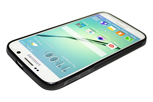 Izercase Samsung Galaxy S6 Case Personalized New York License Plate Design The Empire State Rubber Case - Fits Samsung Galaxy S6 T-Mobile, At&T, Sprint, Verizon And International (Black) #TOP2