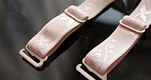 5Pairs Assorted Colors Adjustable Jacquard Elastic Spaghetti Ribbon Bra Straps 37Cm Length Bra Shoulder Belt Accessories #TOP3