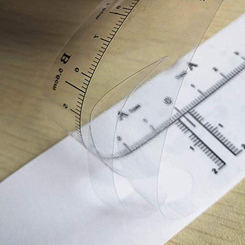 Choose-It Brow Stamp Tool, 50Pcs High Arch Microblading Ruler Sticker Eyebrow Shaping Stencils Microblading Supplies Disposable Adhesive Eyebrow Template Permanent Makeup Measure Tool #TOP1