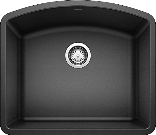 BLANCO, Anthracite 440174 DIAMOND SILGRANIT Single Bowl Undermount Kitchen Sink