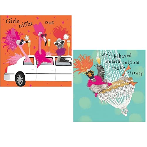 Funny Cocktail Napkins For Women Fun Ladies Night Variety Pack - Bundle Includes 40 Total Paper Napkins In 2 Designs #TOP29