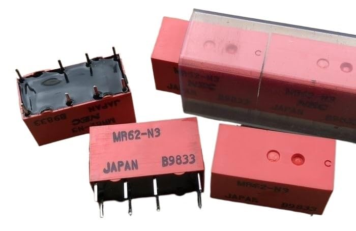 Relais MR62-N3 3V miniature à 8 broches pour circuits imprimés électroniques