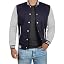 Navy Blue Heather Grey