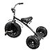 Gener8 Deluxe Tricycle for Kids Durable Steel Frame Inflatable Rubber Tires Adjustable Seat Perfect for Toddlers Ages 3-7 Black Promotes Balance Coordination & Independence