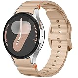 montre samsung galaxy watch 4g or impérial 42mm 【Ajustement sans Couture & Design élégant】Les extrémités du bracelet sont conçues pour s'adapter à la forme courbée de la Samsung Galaxy Watch 7, assurant un ajustement parfait sans espace. Le motif en vagues améliore la friction, empêchant le bracelet compatible avec la bracelet Samsung watch 7 40mm 44mm de glisser sur votre poignet, même lors d'activités physiques. Le design unique des vagues, combiné à des coutures colorées, rend la montre plus élégante et vibrant