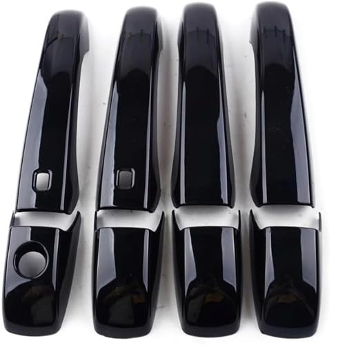 Poignées de porte Grand Cherokee 2011-2019 noires brillantes côté gauche