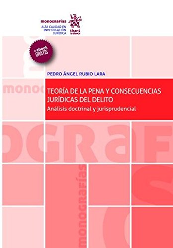 Portada de Teoría de la Pena y Consecuencias Jurídicas del Delito