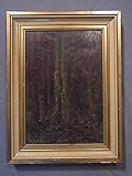  Max Gehlsen. Ölgemälde. Wald. Signiert. Mit Rahmen