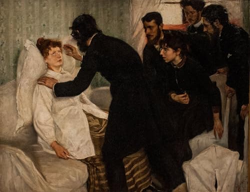 Séance hypnotique de Richard Bergh Grand Tableau pour Mur Vide Salon
