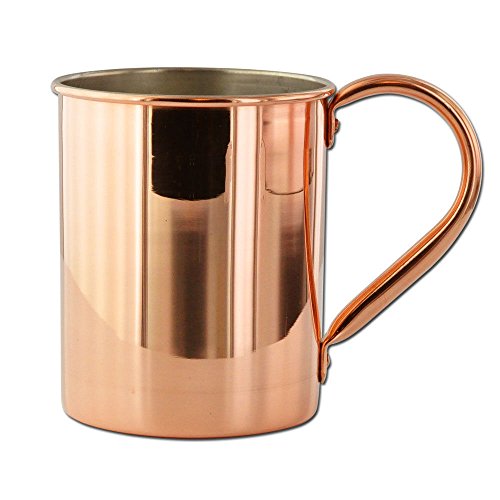 4 Pack - 13.5Oz Tin-Lined Solid Copper Moscow Mule Mugs #TOP1
