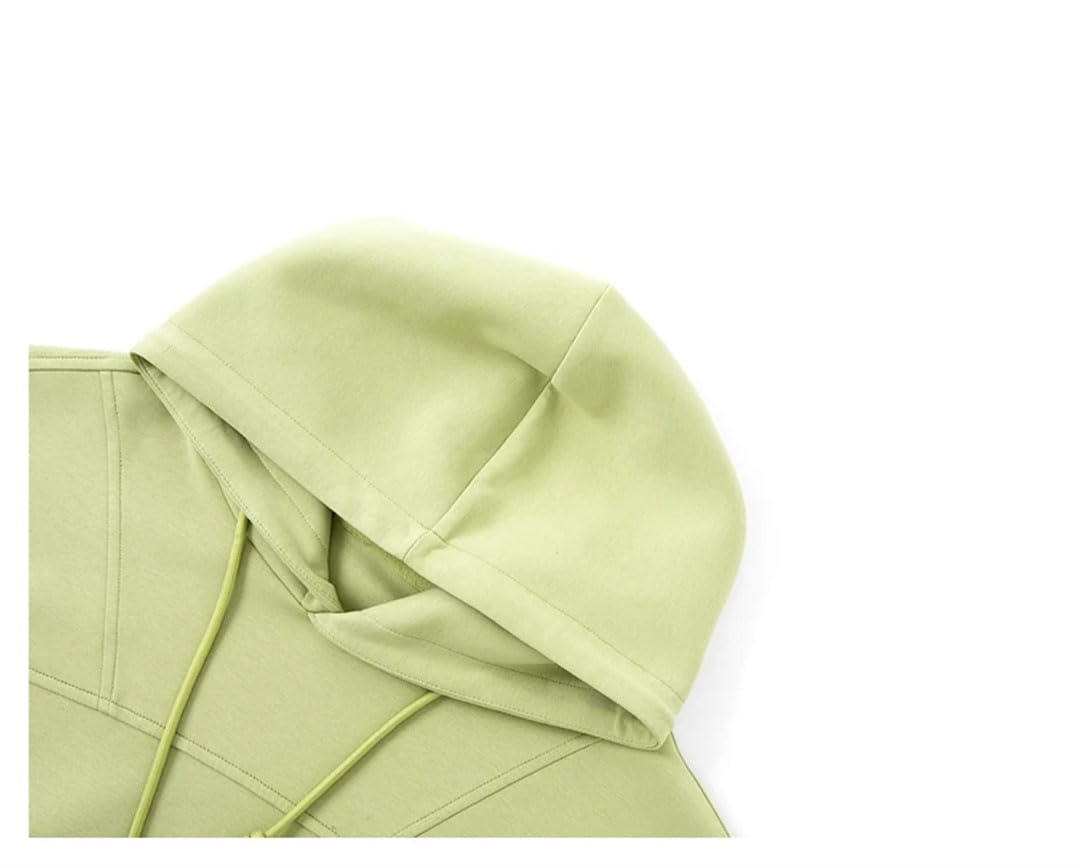 Simple Streetwear - Sudadera básica de manga larga con capucha para mujer, abrigo deportivo