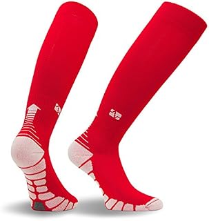 Vitalsox Patented Graduated Compression Socks, Red, Small