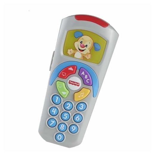 Fisher-Price Valp fjärrkontroll, leksaker baby 6 månader spansk version