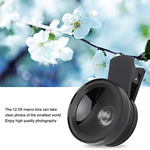 Lente de fotografia macro para smartphone, lente macro universal profissional HD, lente macro grande