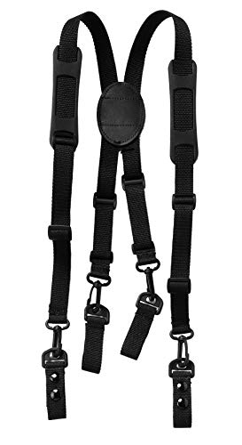 HWC Nylon Police, Fire Adjustable Duty Belt SUSPENDERS