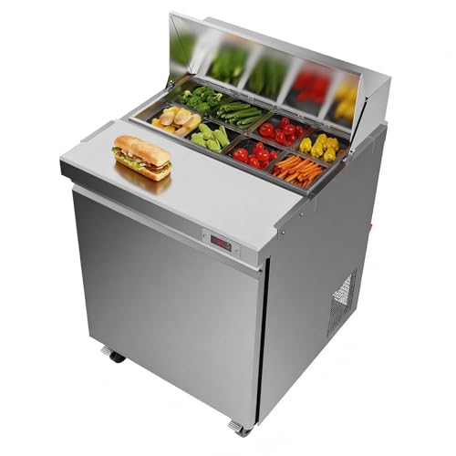 ECEVT 29" Commercial Prep Refrigerator