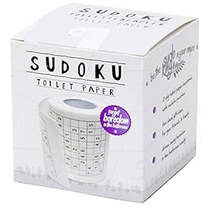 Sudoku toiletpapier Sudoko Fun toiletpapier met sodoko raadsels