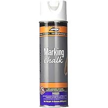 Aervoe 215 15 oz White Non-Clogging Temporary Upside-Down Marking Spray Chalk