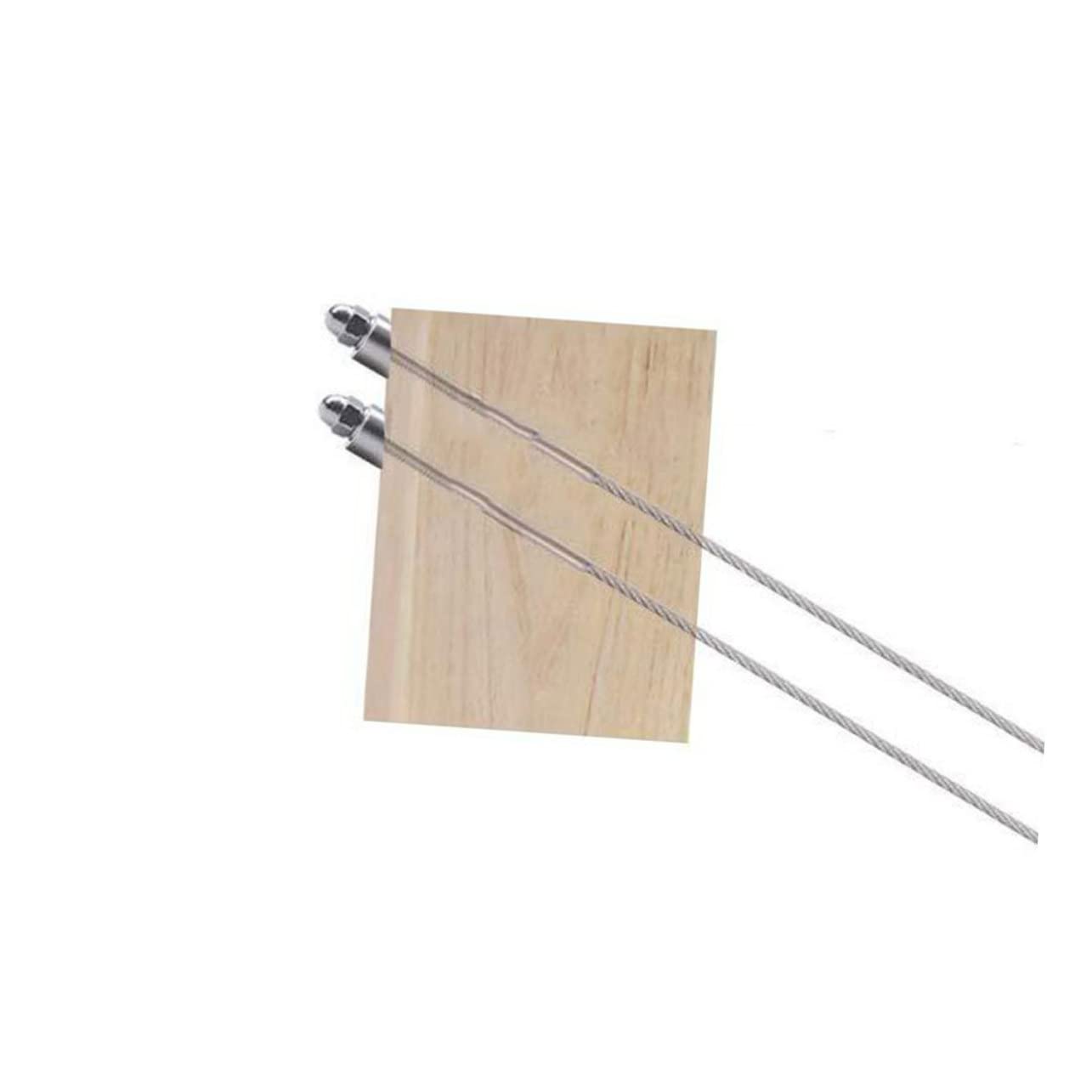 IWOWHERO Cable Railing Crimp Connectors 8pcs Stainless Steel Beveled Washers for Stair Railings