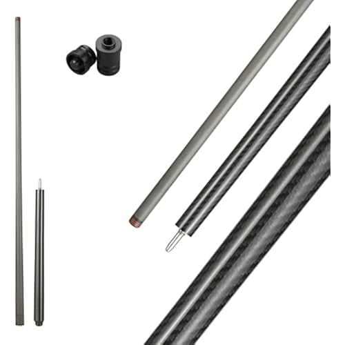 CROWN ME Carbon Fiber Jump Pool Cue Stick, 13.5mm Tip Jump Carbon Fiber cue, Weight 16OZ Cue Stick, 42" Pool Table Sticks