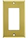 Classic Gfi Cover Plate In Satin Brass