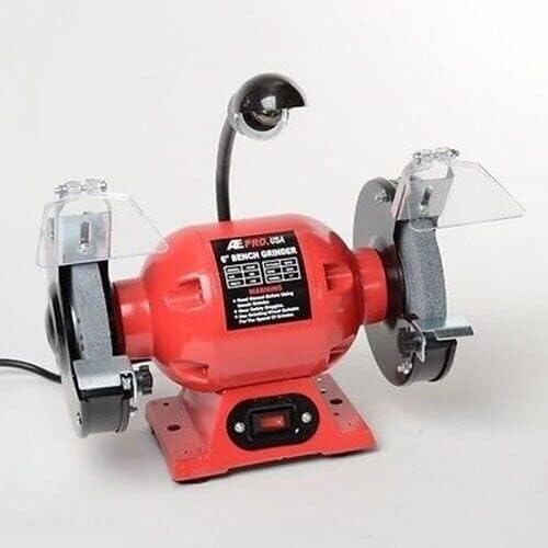 ARC-POWER for 6" Electric Bench Mounted Mount Table Benchtop Machine Grinder with Light Lamp