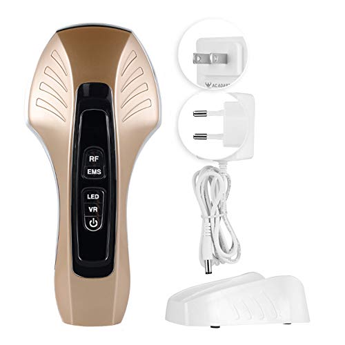 Preisvergleich Produktbild Farblicht EMS RF Radiofrequenz Abnehmen der Maschine Ultraschall Fettverbrennung Instrument Hautstraffung Heben Werkzeug (Weiß / Gold),Gold