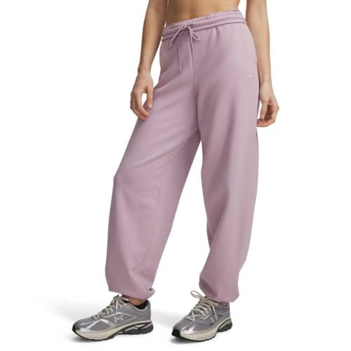 Image of Under Armour Icon Fleece Gym Joggers L Pink