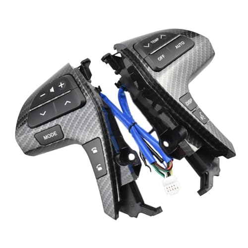 Interrupteur volant cassé ? Bouton commande audio carbone pour Toyota Highlander 2009-2015