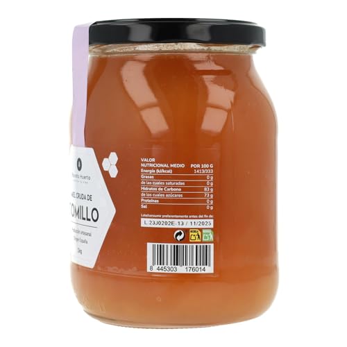 Miniatura 3 de Planeta Huerto Miel Cruda De Tomillo 1 Kg, Miel Artesanal 100 Natural De Origen España - Miel Cruda Sin Filtrar Ni Pasteurizar, Alta Concentración De Néctar De Tomillo Para Una Nutrición Saludable