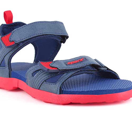 Image of Sparx mens SS 582 | Latest, Daily Use, Stylish Floaters | Blue Sport Sandal - 6 UK (SS 582)