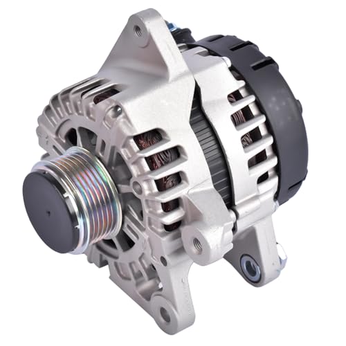 TEKKOAUTO Alternador de 150 amperios con polea de embrague de 6 ranuras de repuesto para Hyundai Elantra Kona Kia Seltos Soul 2020-2021 2017-2020 L4 2.0L 373002E821