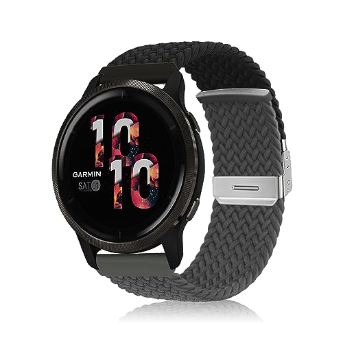 Niboow 22mm Strap for Garmin Venu 3/Venu 2/Vivoactive 4/Forerunner 265/Forerunner 255/Forerunner 255 Music