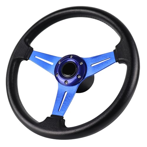 LOSCHEN PU Leather Steering Wheel II Blue