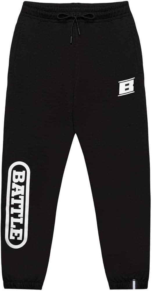 Battle Sports Classic Sweatpants, Standard Fit, Full Length, Elastic Waistband with Drawcord, Brushed Fleece