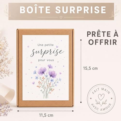 MilaBoo Kit cadeau annonce de grossesse avec chaussettes pour bébé, cadeau d'annonce de grossesse, annonce de bébé pour les grands-parents, fait main en français (Opa - français) – vue 2